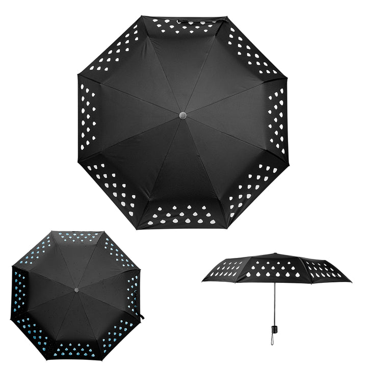 42" Color Changing Umbrella With 100% rPET Canopy