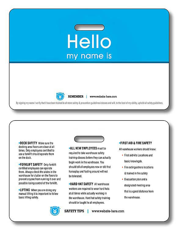 Plastic I.D./Wallet Card with Punch - 2.125x3.375 - 30 pt.