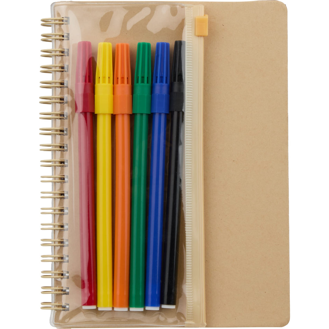 5" x 7"  FSC® Mix Doodle Notebook with Markers?