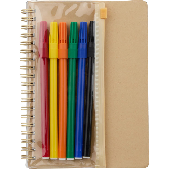 5" x 7"  FSC® Mix Doodle Notebook with Markers?