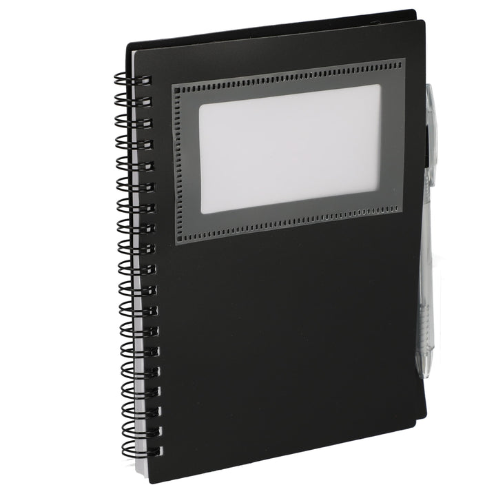FSC® Recycled 5" x 7" Star Spiral Notebook with Pe