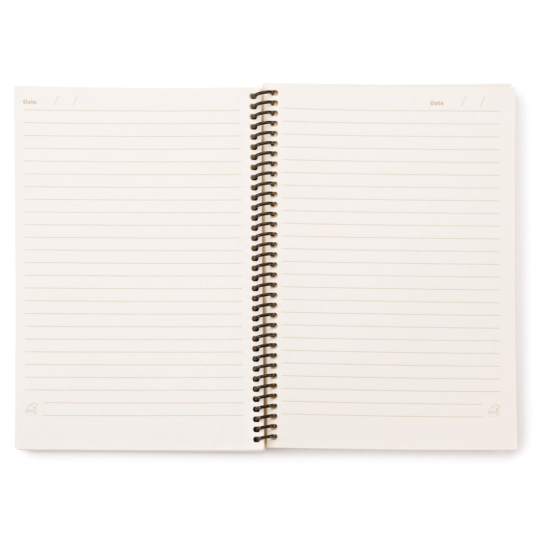 Spiral eco notebook