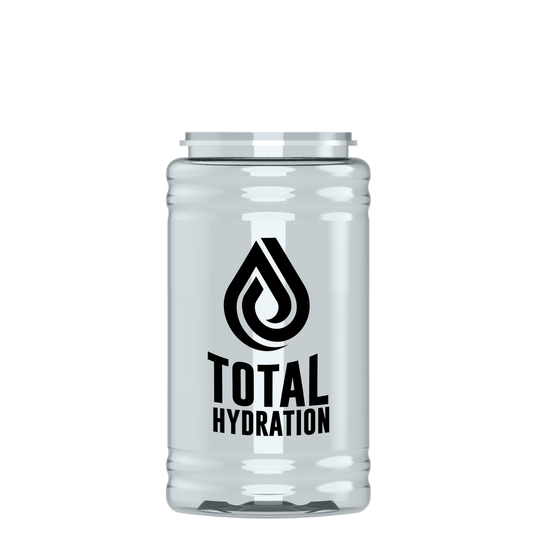 Mini RPET Bottle with Tethered Lid - 16 oz.