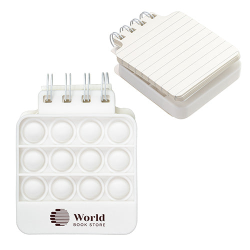 Square Spiral Notebook Push Pop