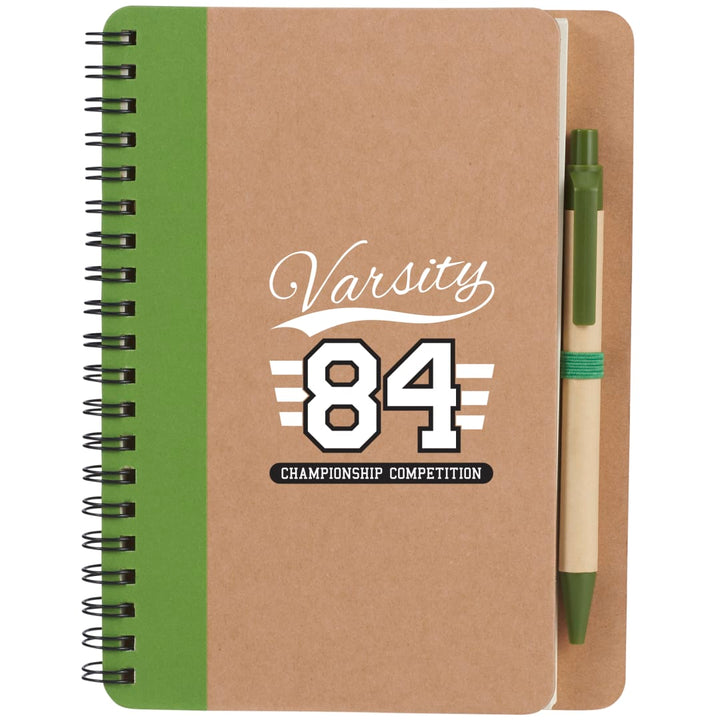 FSC® Mix 5" x 7" Eco Spiral Notebook with Pen