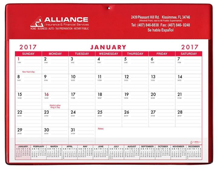 Super Economy Calendar Pad