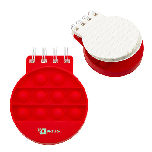Round Spiral Notebook Push Pop
