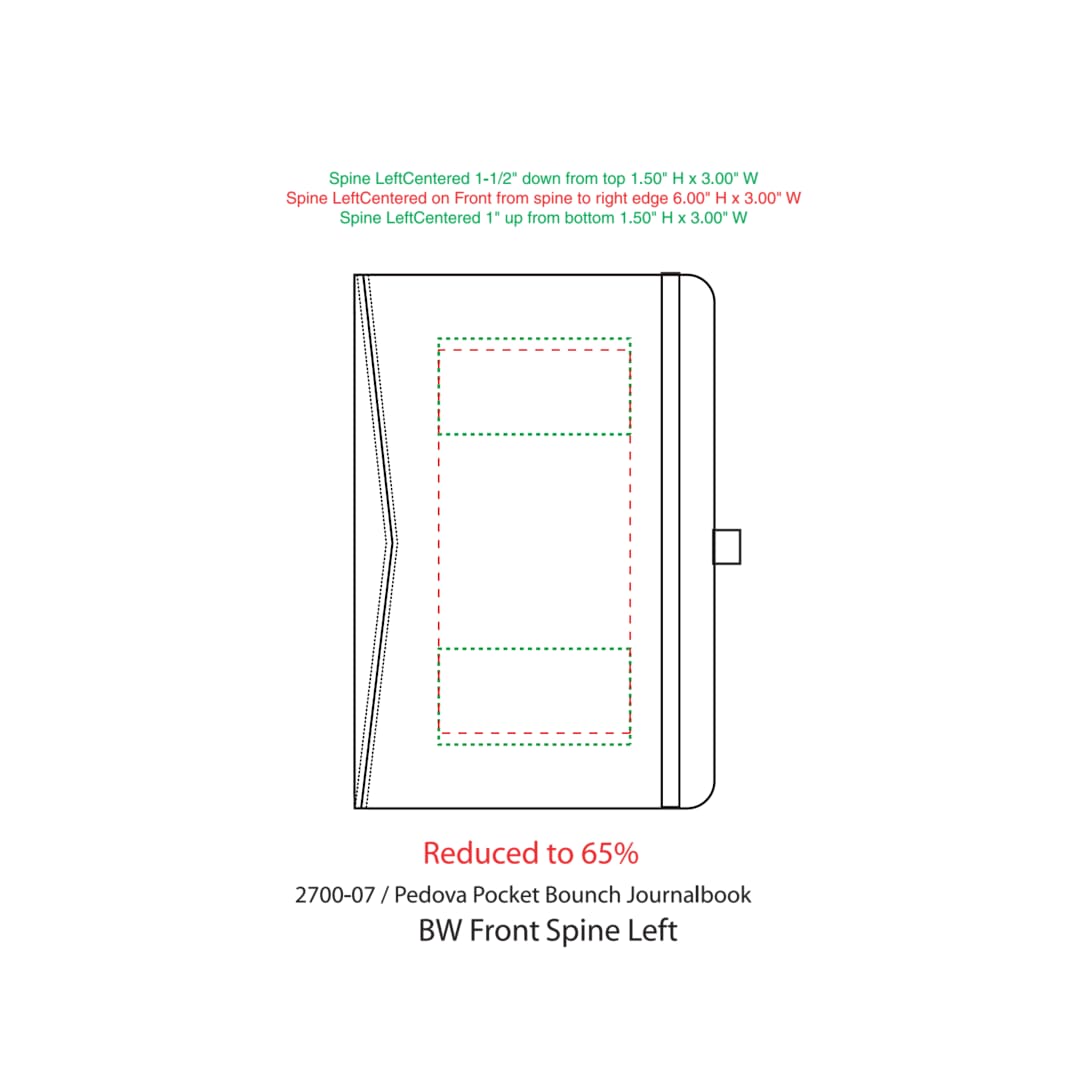 FSC® Mix 5.75" x 8.5" Pedova™ Pocket Bound Journal