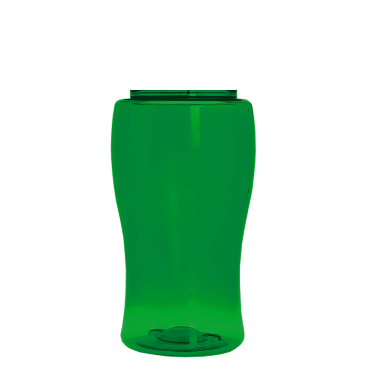 Poly-Pure Jr. - 18 oz. Transparent Bottle with USA Flip