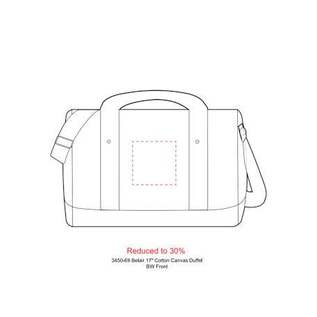 Belair 17" Cotton Canvas Duffel