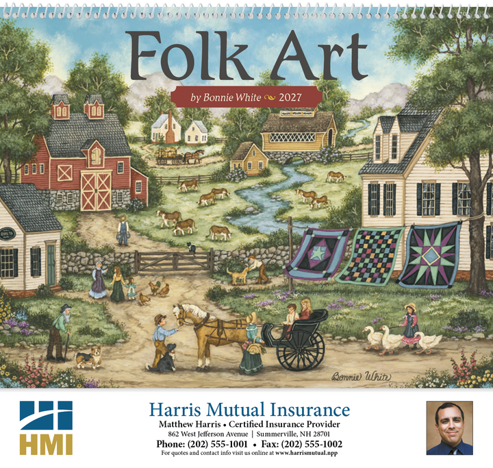Triumph® Calendars Folk Art Calendar