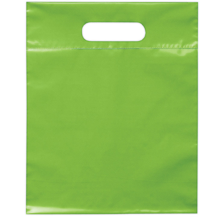 Die Cut Handle Bag - 9 1/2W x 12H - Flexo Ink Print
