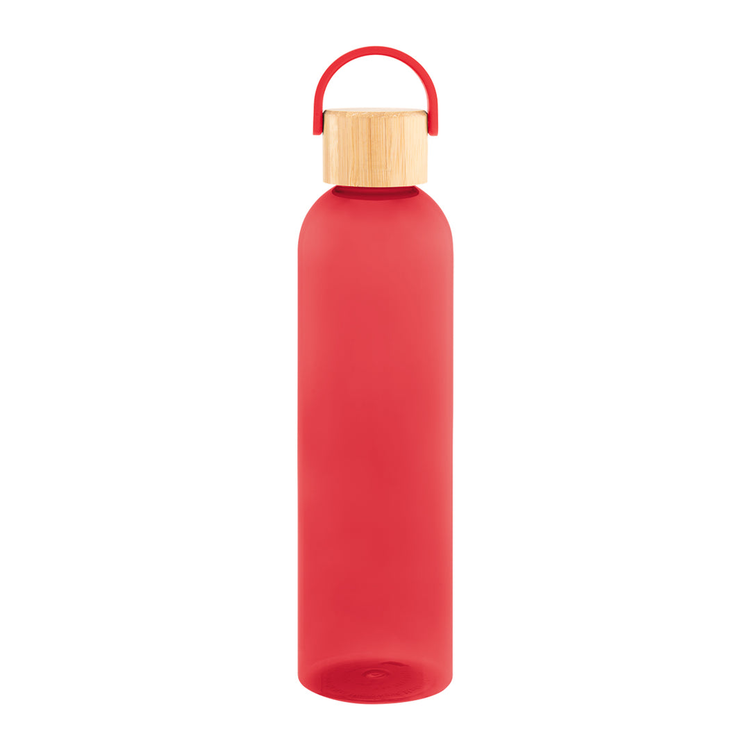 32 Oz. Jeffrey rPET Bottle With Bamboo Lid And Easy Carry Handle