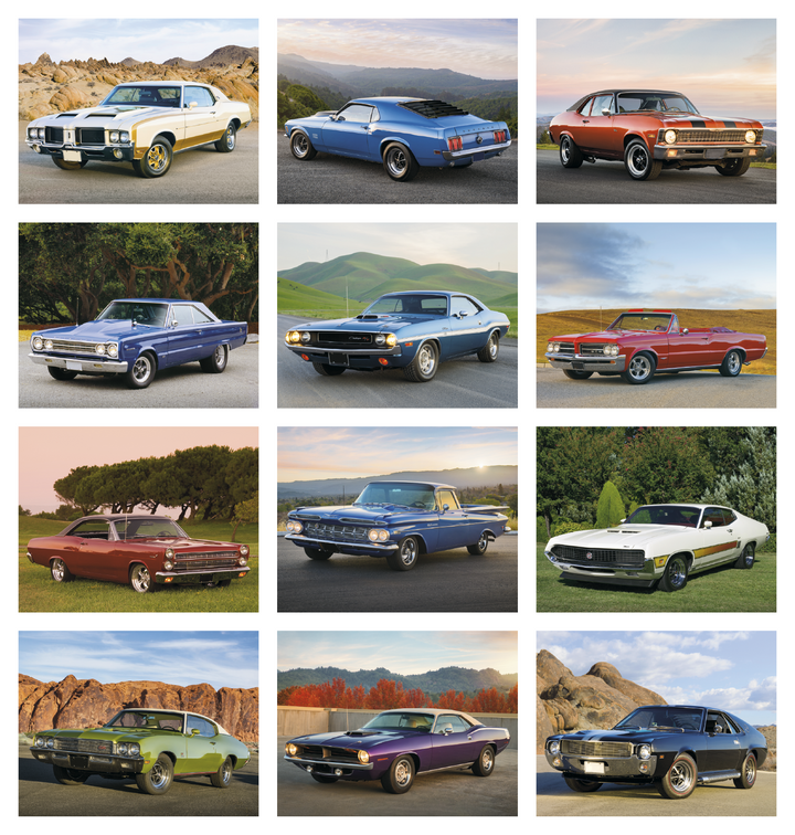 Triumph® Calendars Muscle Cars Calendar