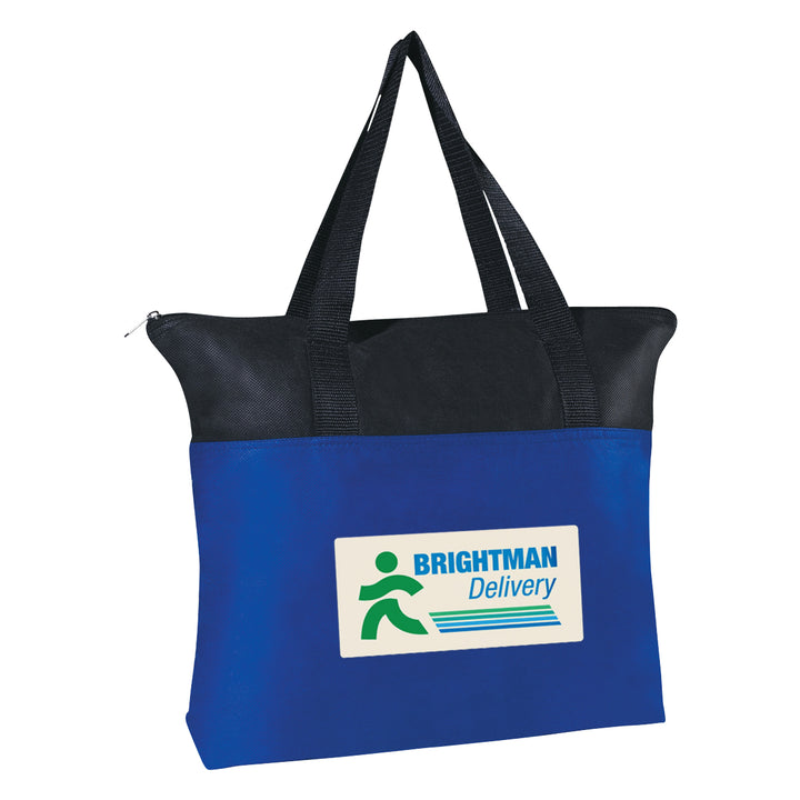 Non-Woven Zippered Recycled Tote Bag