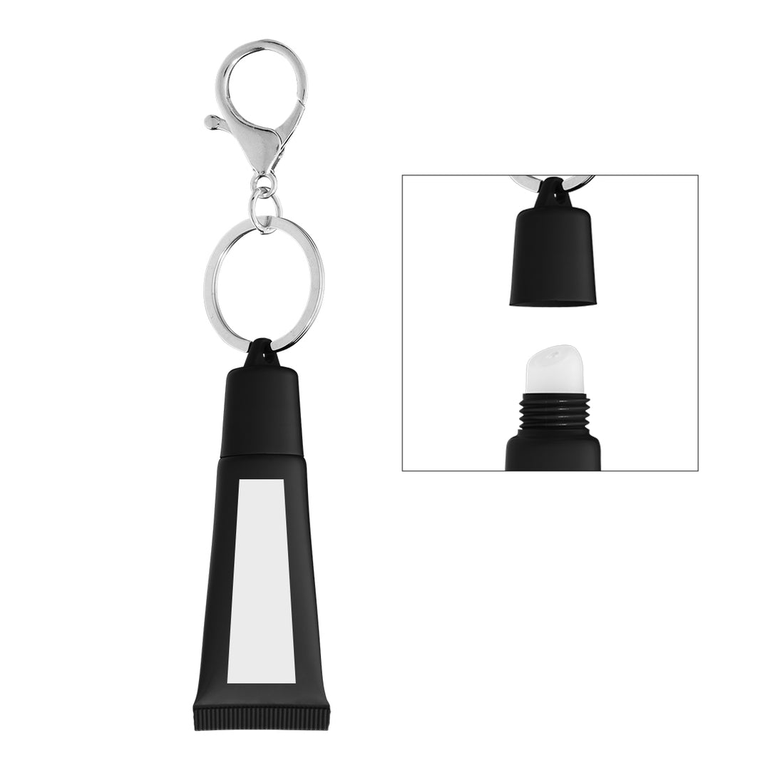 Squeeze Tube Lip Moisturizer with Key Ring