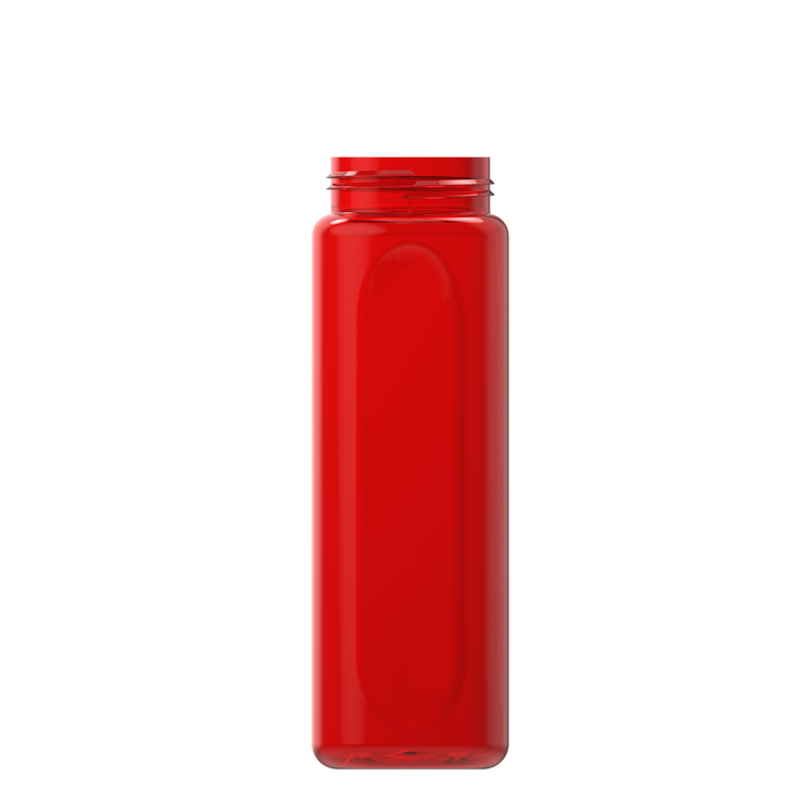 Garyline® Boss Embossed RPET Bottle with Flip-Straw, Swivel Handle Lid - 26 oz.