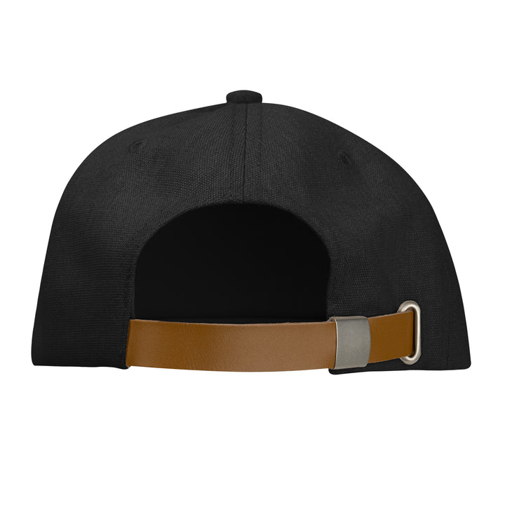 AWARE™ Recycled Cotton Cap with Leatherette Backstrap
