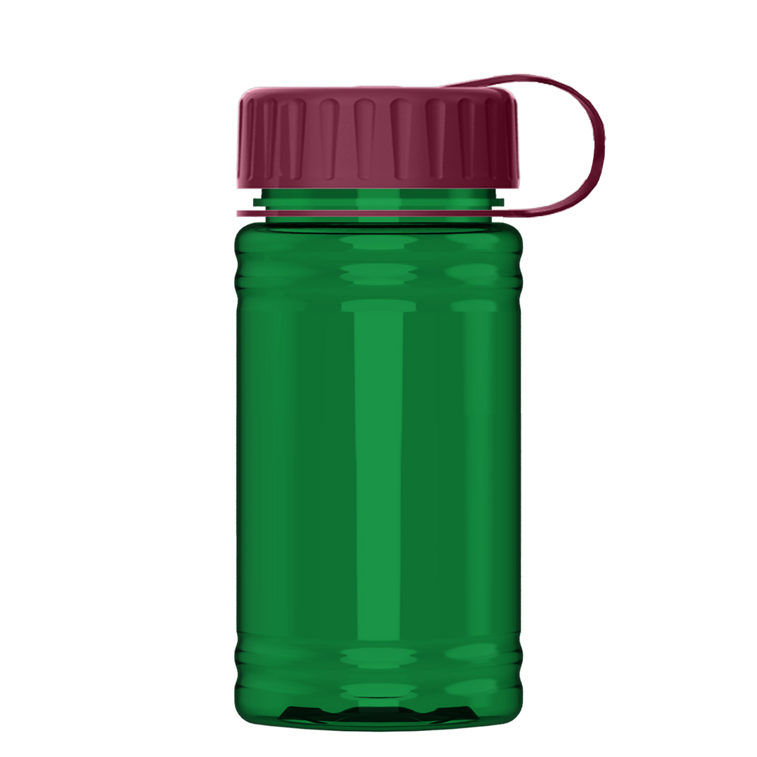 Mini RPET Bottle with Tethered Lid - 16 oz.