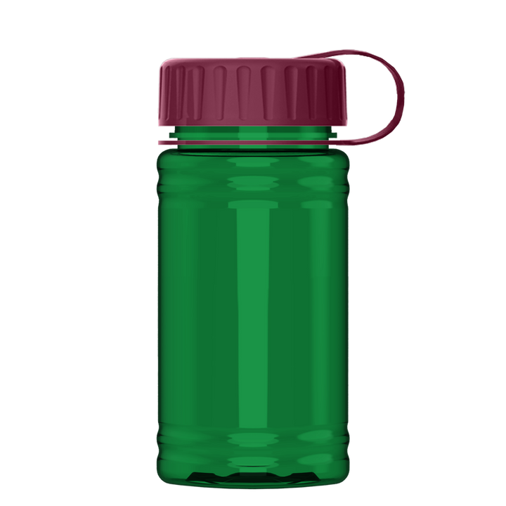 Mini RPET Bottle with Tethered Lid - 16 oz.