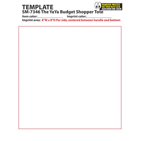 YaYa Budget Non-Woven Shopper Tote