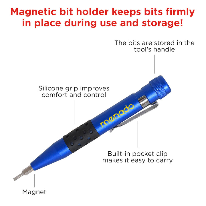 Best Buddy Tools® 9-in-1 Magnetic Pocket Screwdriver
