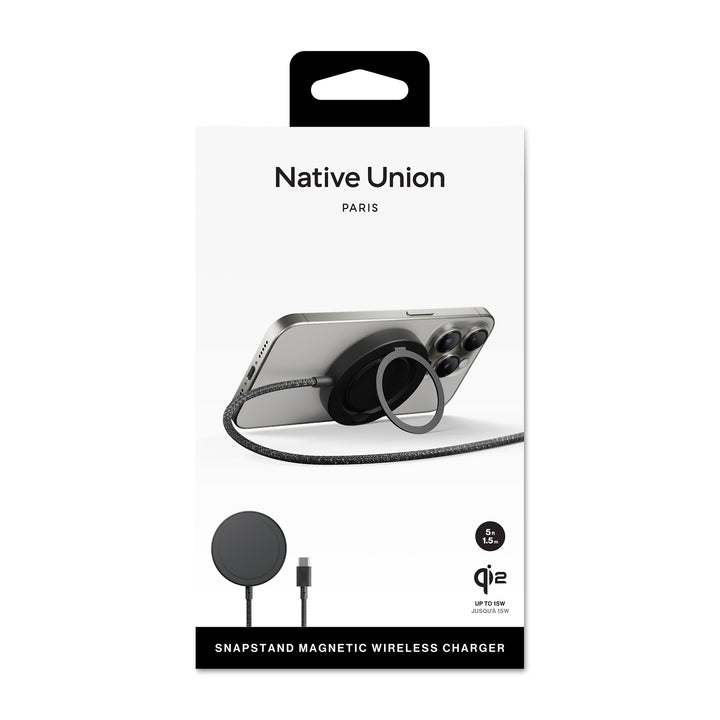 Native Union Snapstand Qi2 Wireless Charger