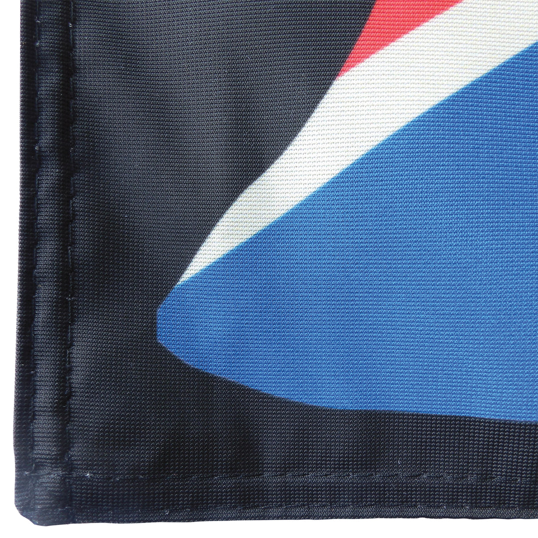 7.5" x 10.5" Double Sided Digitally Printed Custom Car Flag on a Premium Staff