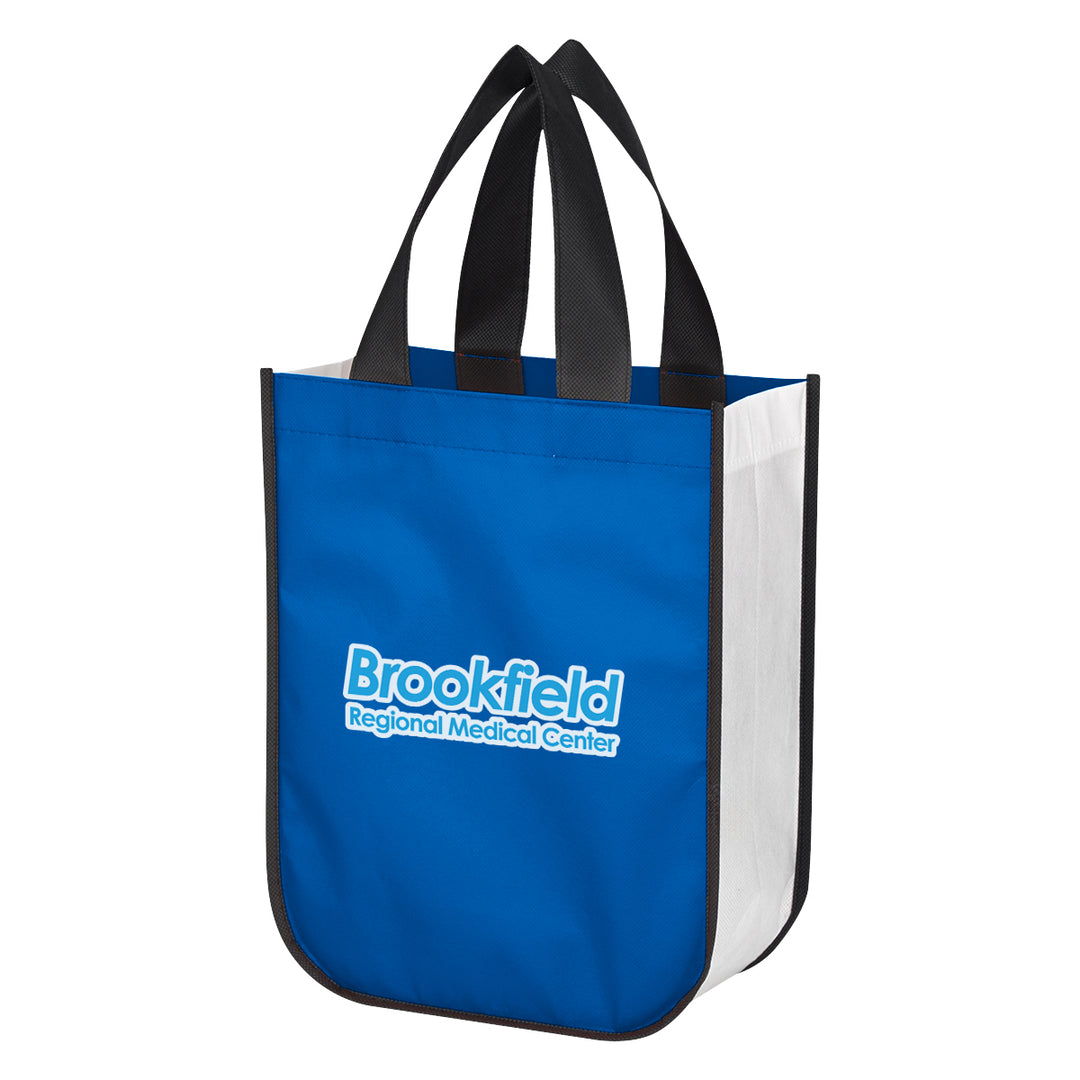Non-Woven Shopper Tote Bag With 100% RPET Material