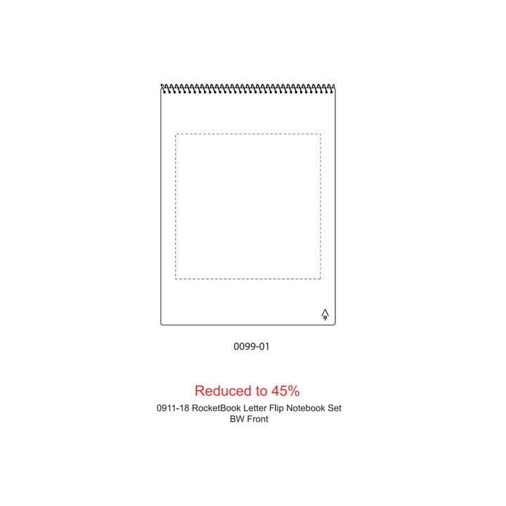 Rocketbook Letter Flip Notebook Set
