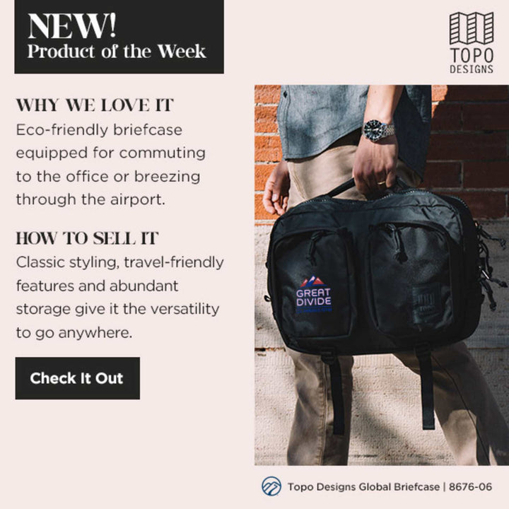 Topo Recycled Global Briefcase