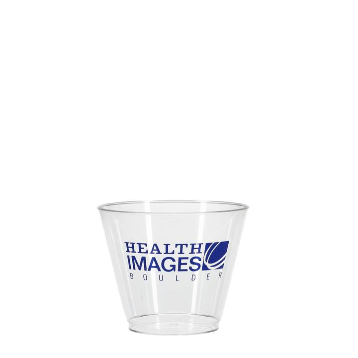 9 oz Hard Plastic Smooth Rocks Cup Clear Tradition Print