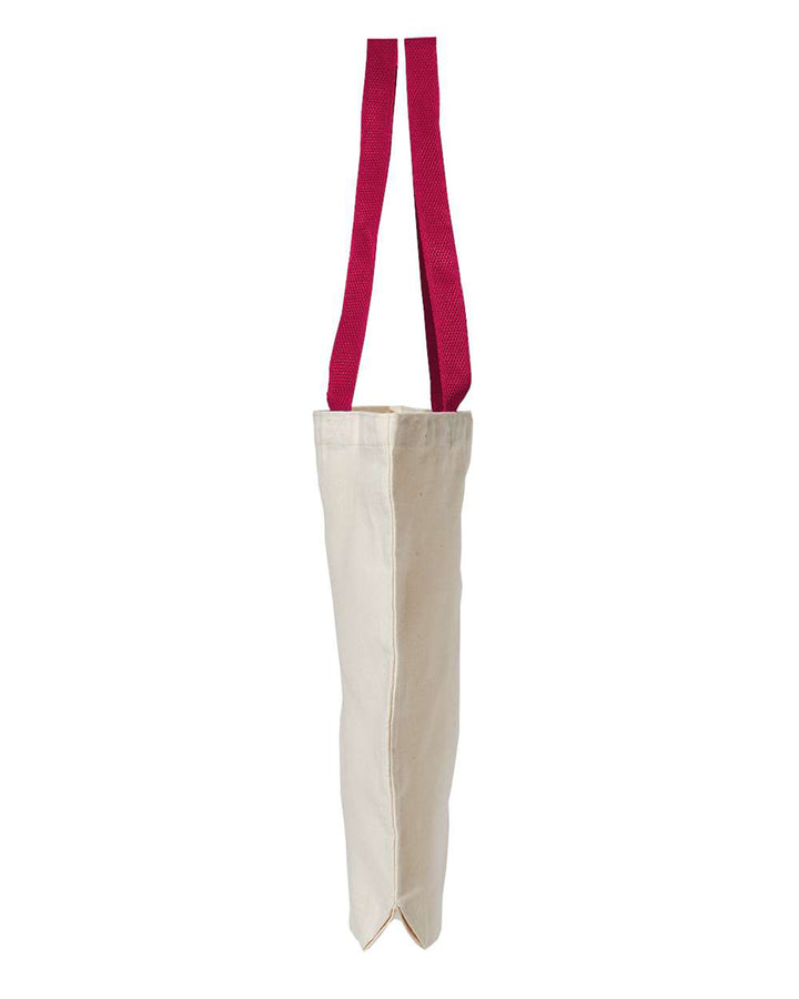 Natural Tote with Contrast-Color Handles