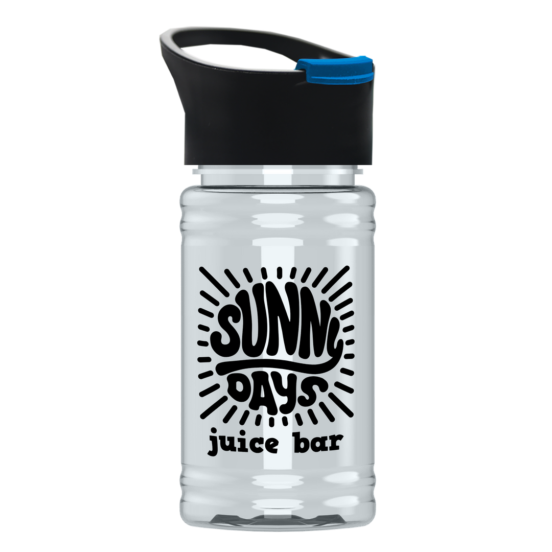 Mini RPET Bottle with Pop-Up Lid - 16 oz.