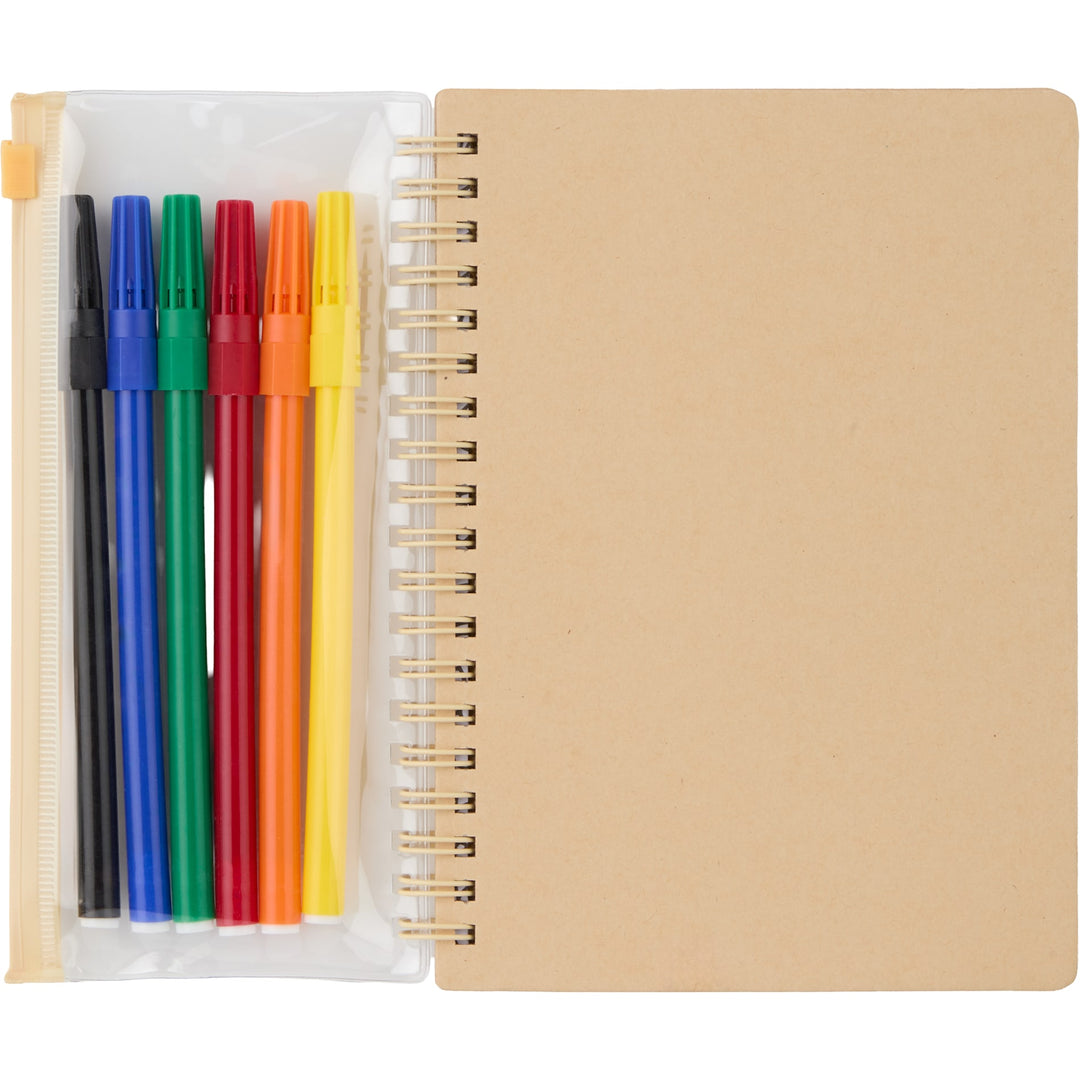 5" x 7"  FSC® Mix Doodle Notebook with Markers?