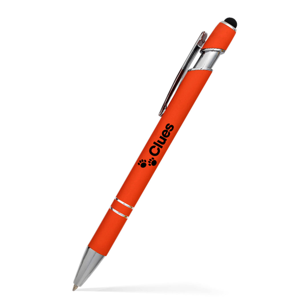 Alexandria Stylus Satin Soft Touch Click Metal Pen