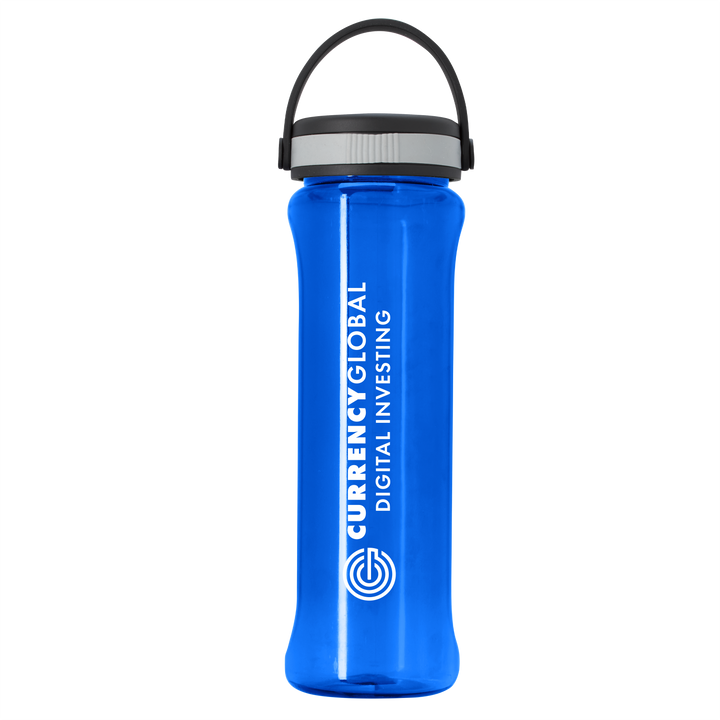 Boss Embossed RPET Bottle with Grip Lid - 26 oz.