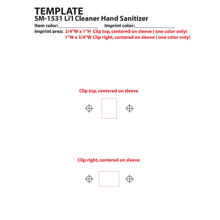 0.5oz Li'l Cleaner Hand Sanitizer