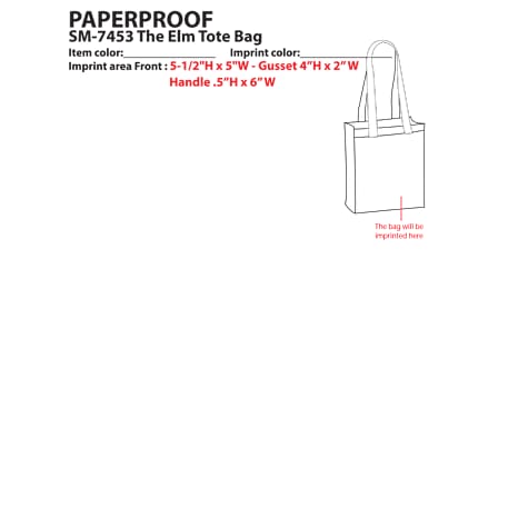 Mini Elm Non-Woven Gift Tote