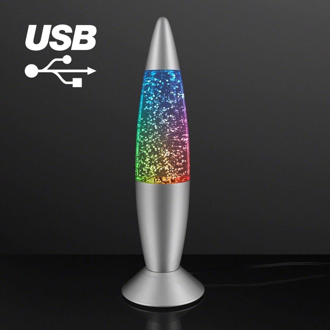 Groovy Glitter Lamp USB Mood Light