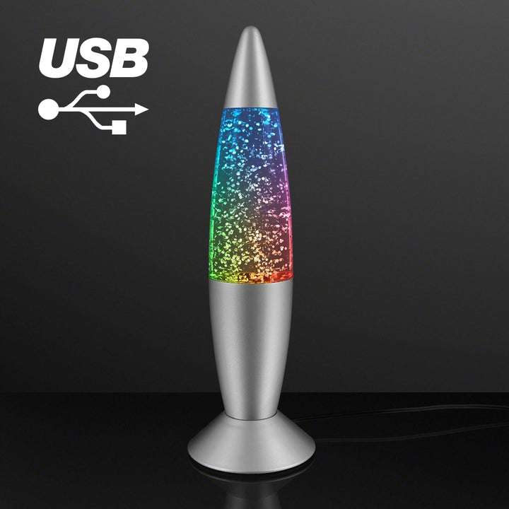 Groovy Glitter Lamp USB Mood Light