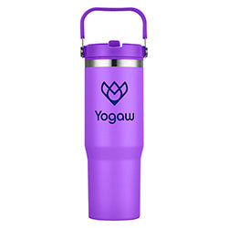 Oreno 30 oz Stainless Steel/Polypropylene Travel Tumbler