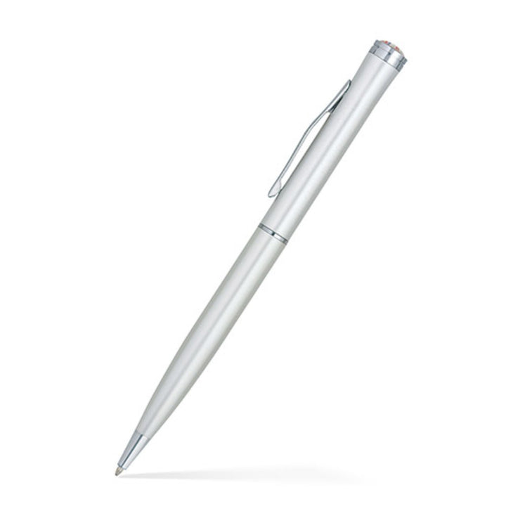 Aluminum Ballpoint Twist Metal Pen w/ Epoxy Dome Accent