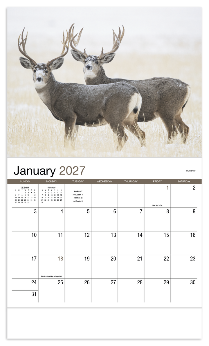 HotLine® Products Wildlife Appointment Calendar - Stapled
