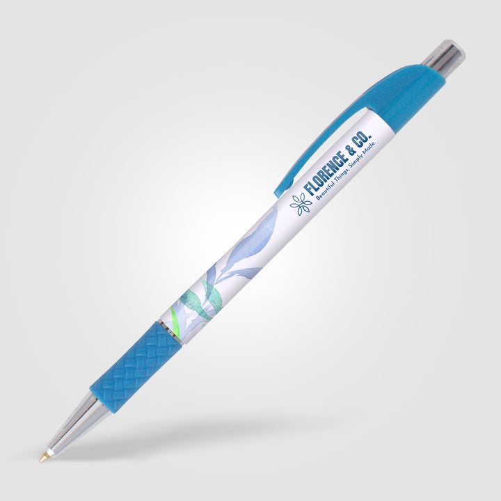 Elite Slim Chrome Basket Weave Pen