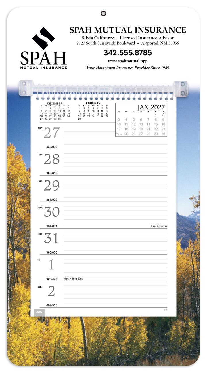 Triumph® Calendars Full-Color Weekly Memo Calendar