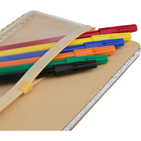 5" x 7"  FSC® Mix Doodle Notebook with Markers?