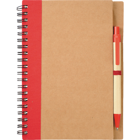 FSC® Mix 5" x 7" Eco Spiral Notebook with Pen
