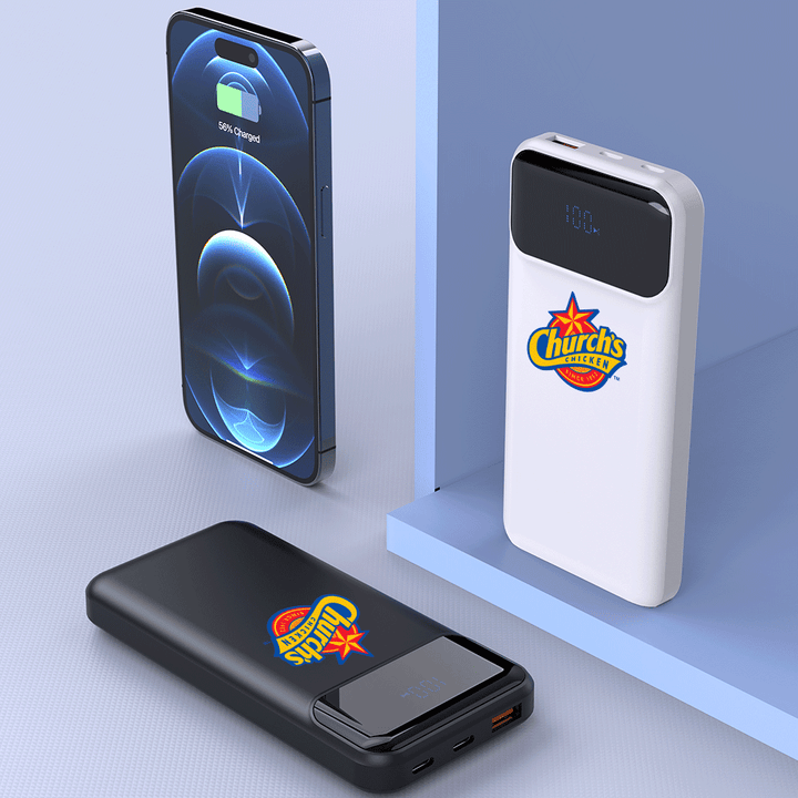 Santa Ana Digital Display Wireless Power Bank PD 15W