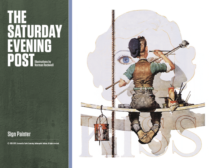 Good Value™  The Saturday Evening Post Illustrations by Norman Rockwell – Stapled Calendar